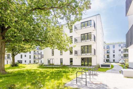 Außenansicht Terrasse - Dachgeschosswohnung in 15711 Königs Wusterhausen mit 104m² kaufen