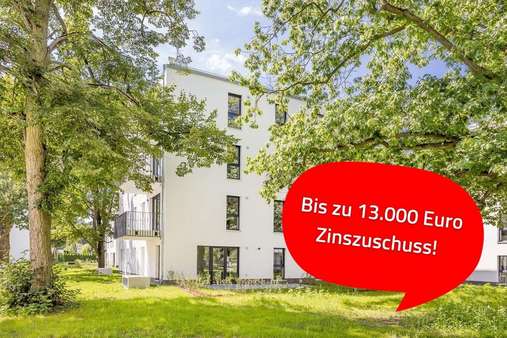 Außenansicht Terrasse - Etagenwohnung in 15711 Königs Wusterhausen mit 60m² kaufen