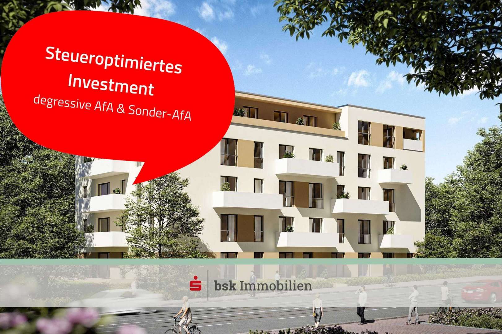 Außenvisualisierung - Etagenwohnung in 01219 Dresden mit 61m² kaufen