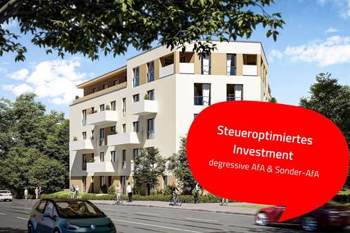 Außenvisualisierung - Etagenwohnung in 01219 Dresden mit 61m² kaufen