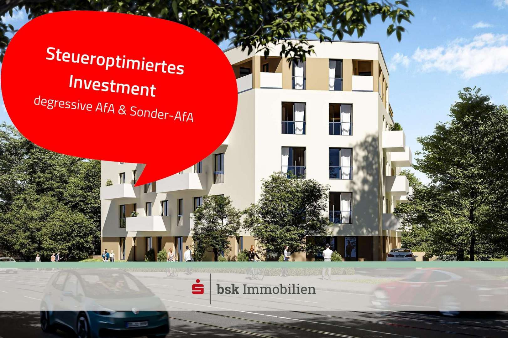 Außenvisualisierung - Etagenwohnung in 01219 Dresden mit 57m² kaufen