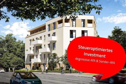 Außenvisualisierung - Etagenwohnung in 01219 Dresden mit 61m² kaufen