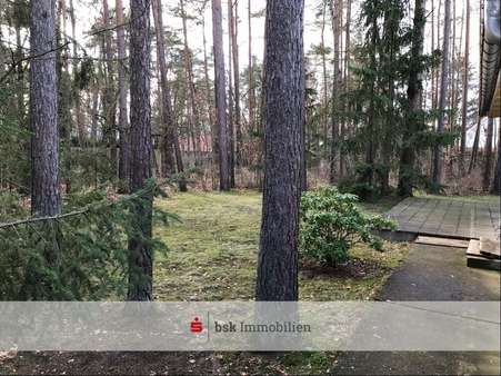 Blick von der Terrasse Blick von der Terrasse - Grundstück in 15345 Petershagen/Eggersdorf mit 729m² kaufen