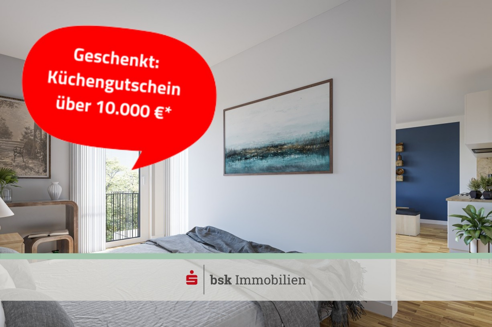 Interieur Schlafbereich Interieur Schlafbereich - Erdgeschosswohnung in 12557 Berlin mit 69m² kaufen