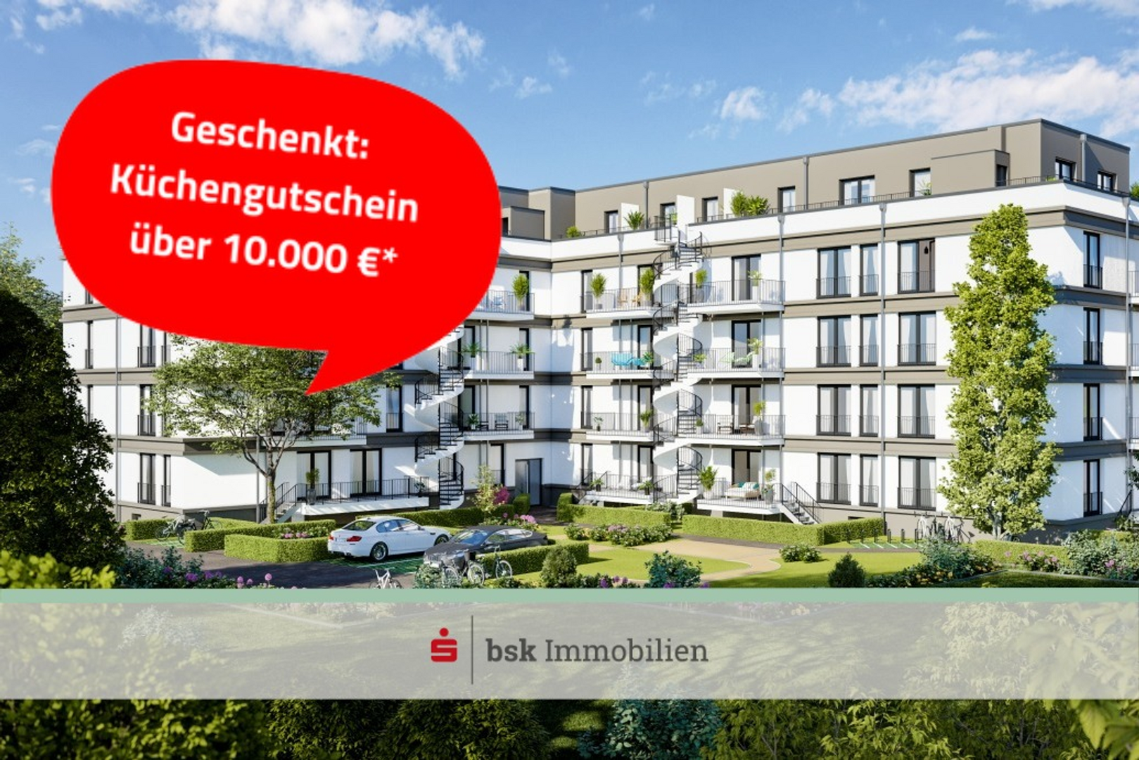 Aussenansicht Hinterseite - Etagenwohnung in 12557 Berlin mit 82m² kaufen