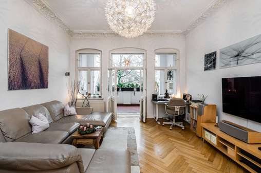 Wohnzimmer Wohnzimmer - Etagenwohnung in 12209 Berlin mit 139m² kaufen