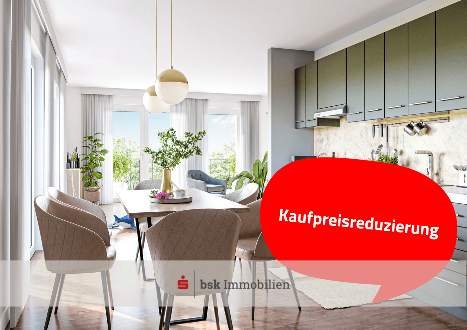 Visualisierung_Küche Visualisierung_Küche - Etagenwohnung in 12557 Berlin mit 74m² kaufen