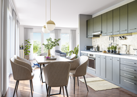 Interior Küchenbereich - Etagenwohnung in 12557 Berlin mit 73m² kaufen