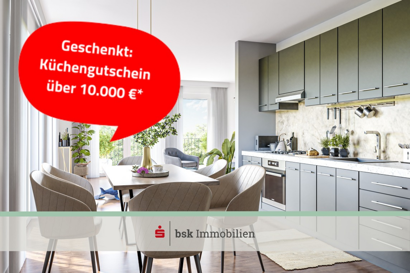 Interior Küchenbereich - Dachgeschosswohnung in 12557 Berlin mit 94m² kaufen