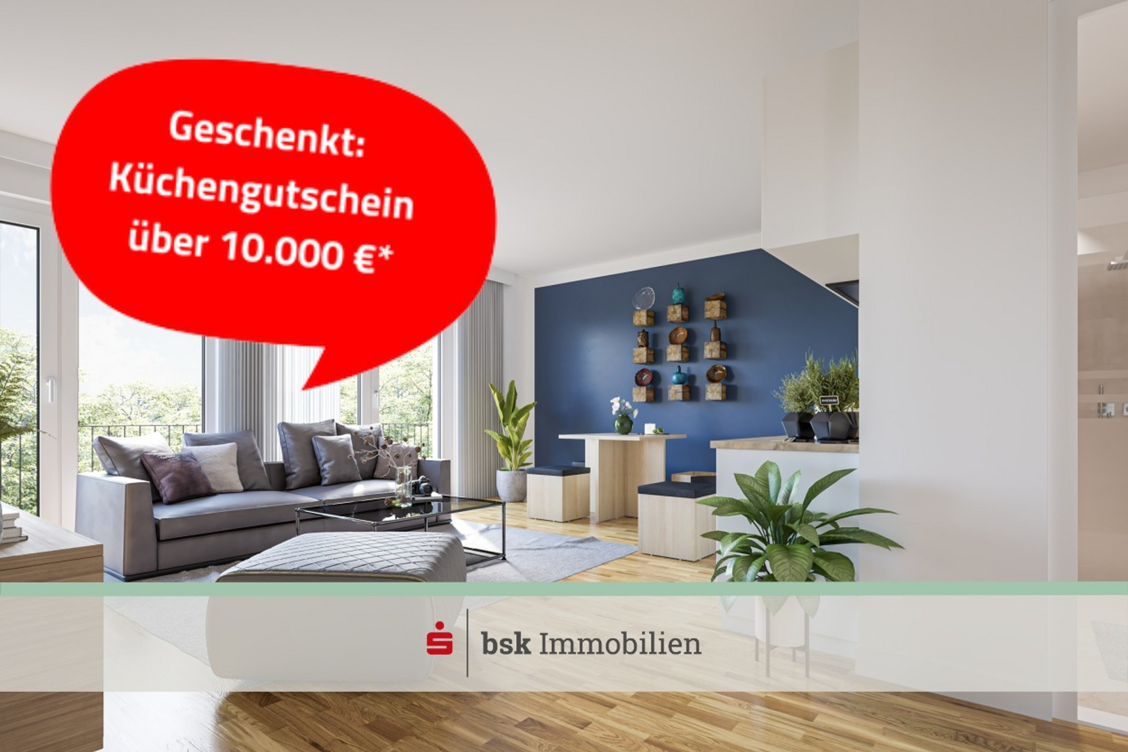 Interieur Wohnbereich - Dachgeschosswohnung in 12557 Berlin mit 82m² kaufen