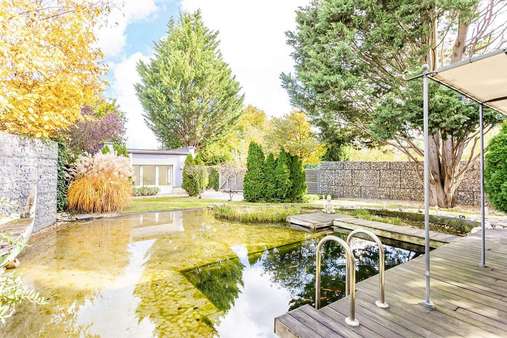 Schwimmteich und Gästehaus - Einfamilienhaus in 12524 Berlin mit 219m² kaufen