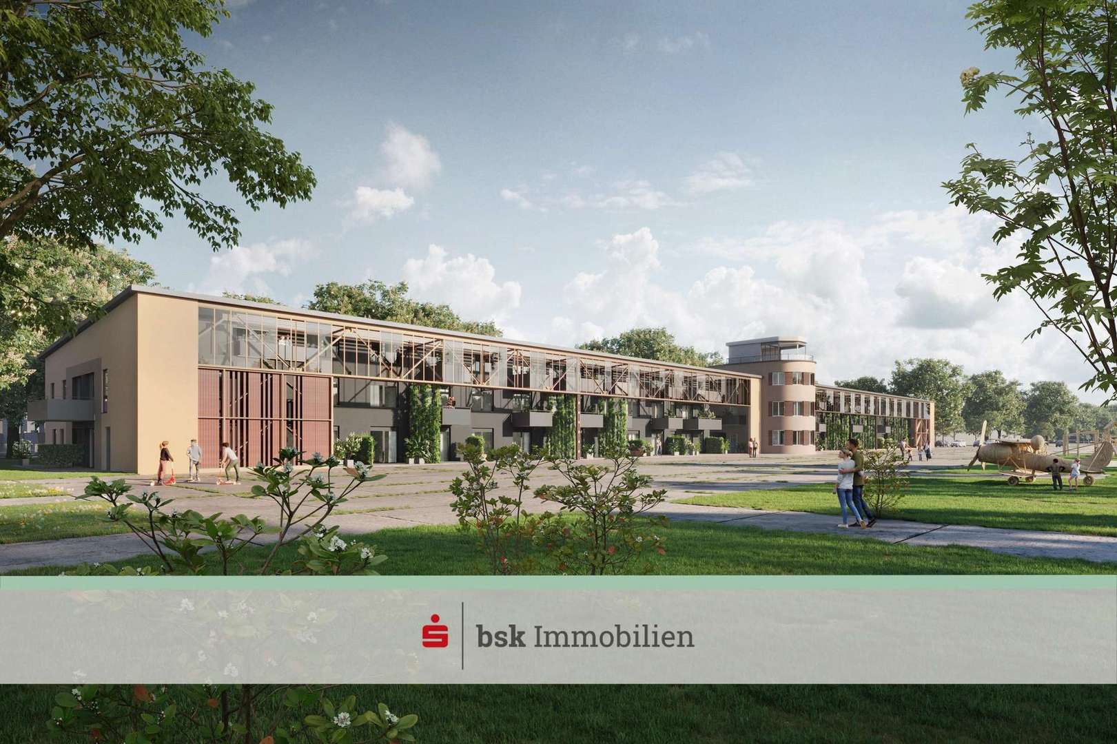Außenvisualisierung - Etagenwohnung in 15834 Rangsdorf mit 66m² kaufen
