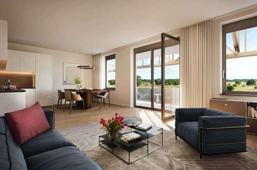 Innenvisualisierung Innenvisualisierung - Etagenwohnung in 15834 Rangsdorf mit 52m² kaufen
