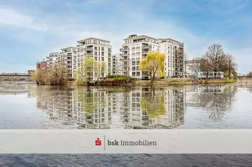 Stilvolle Neubauwohnung mit Wasserblick an der Spree