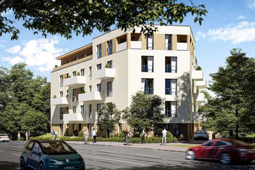 Außenvisualisierung - Etagenwohnung in 01219 Dresden mit 37m² kaufen