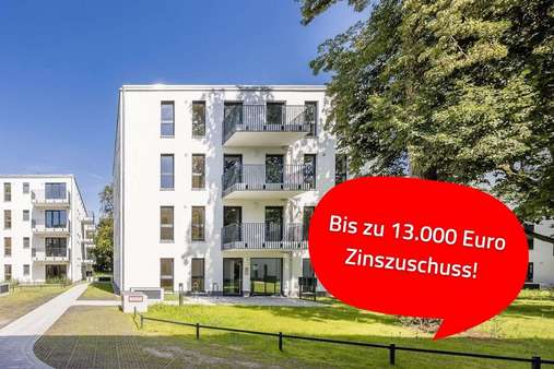 Außenansicht Eingang - Dachgeschosswohnung in 15711 Königs Wusterhausen mit 89m² kaufen