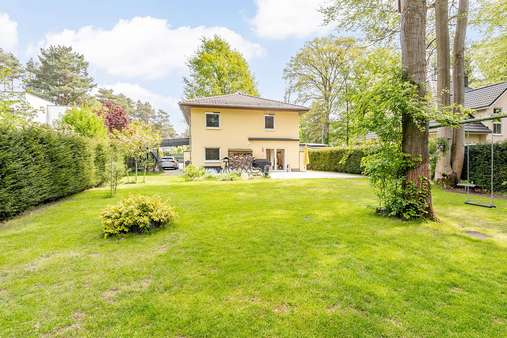 Terrassenansicht - Einfamilienhaus in 14552 Michendorf (OT Wilhelmshorst) mit 152m² kaufen