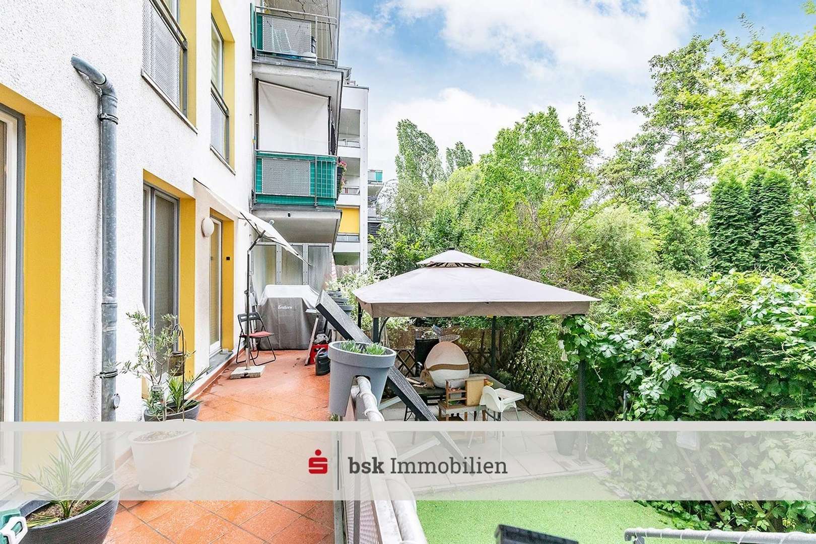 Balkon Balkon - Erdgeschosswohnung in 12559 Berlin mit 86m² kaufen