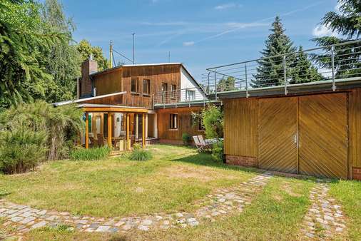 Gartenansicht Gartenansicht - Doppelhaushälfte in 12689 Berlin mit 91m² kaufen
