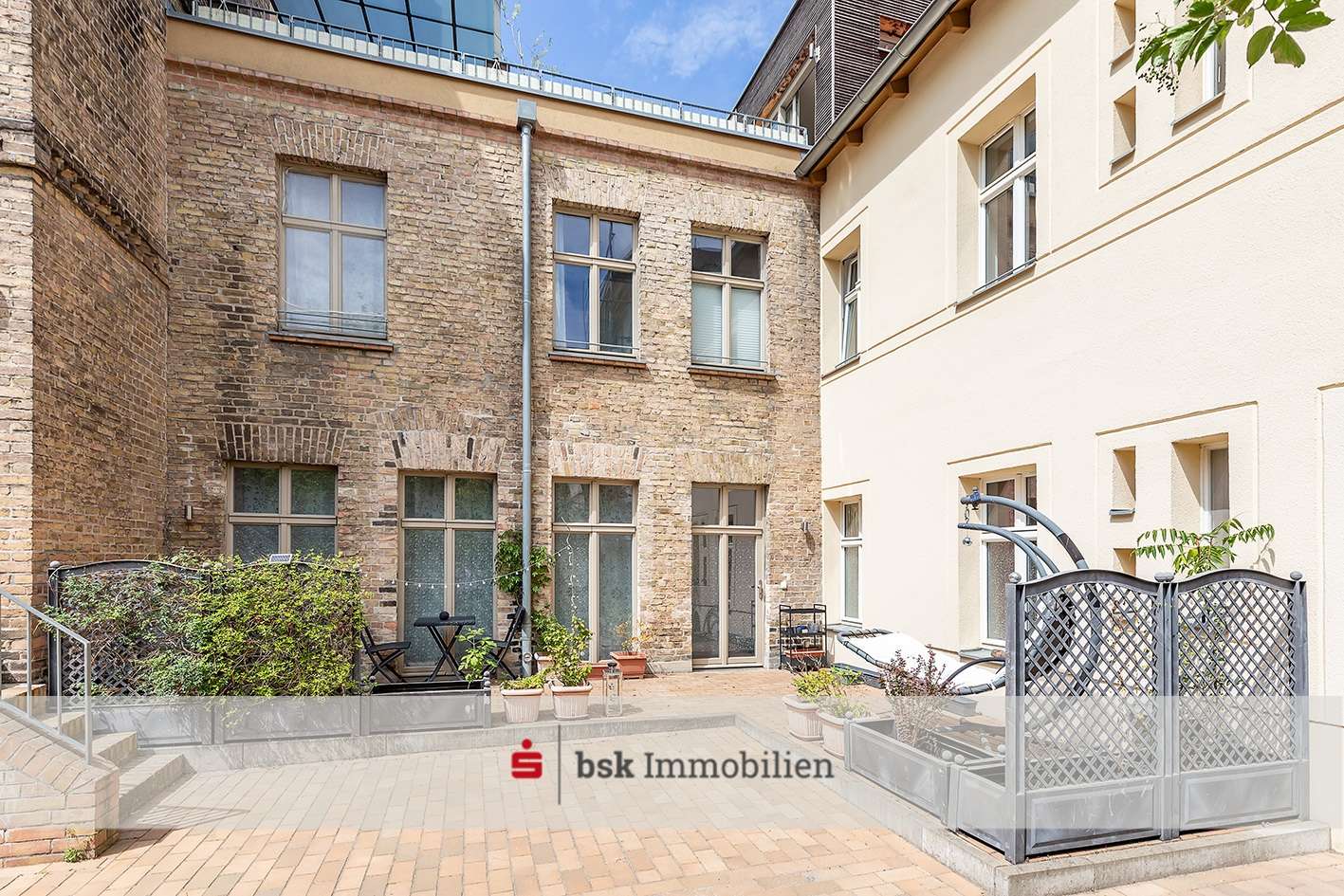 Wohnungseingang und Terrasse - Erdgeschosswohnung in 14471 Potsdam mit 80m² kaufen