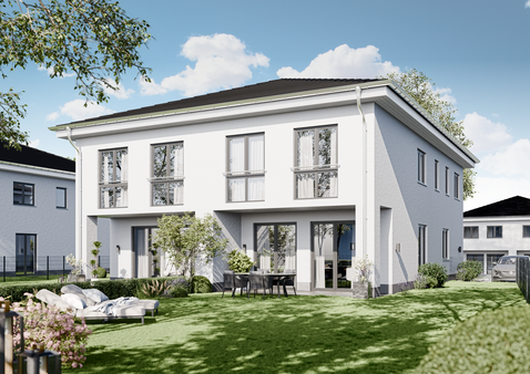 Visualisierung_Rückansicht_rechts Visualisierung_Rückansicht_rechts - Doppelhaushälfte in 14547 Beelitz mit 141m² kaufen