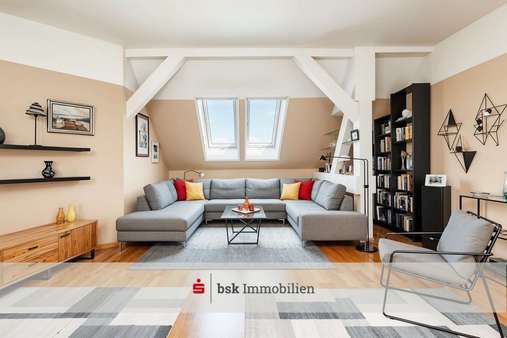 Wohnzimmer - (KI generiert) Wohnzimmer - (KI generiert) - Penthouse-Wohnung in 10781 Berlin mit 137m² kaufen