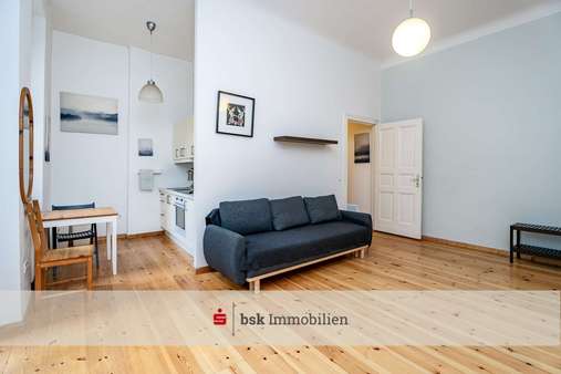 kombinierter Wohn- und Essbereich kombinierter Wohn- und Essbereich - Erdgeschosswohnung in 10407 Berlin mit 38m² kaufen