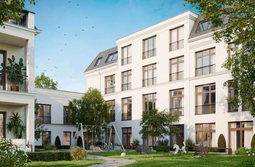 Visualisierung Hinterhaus - Maisonette-Wohnung in 12209 Berlin mit 116m² kaufen