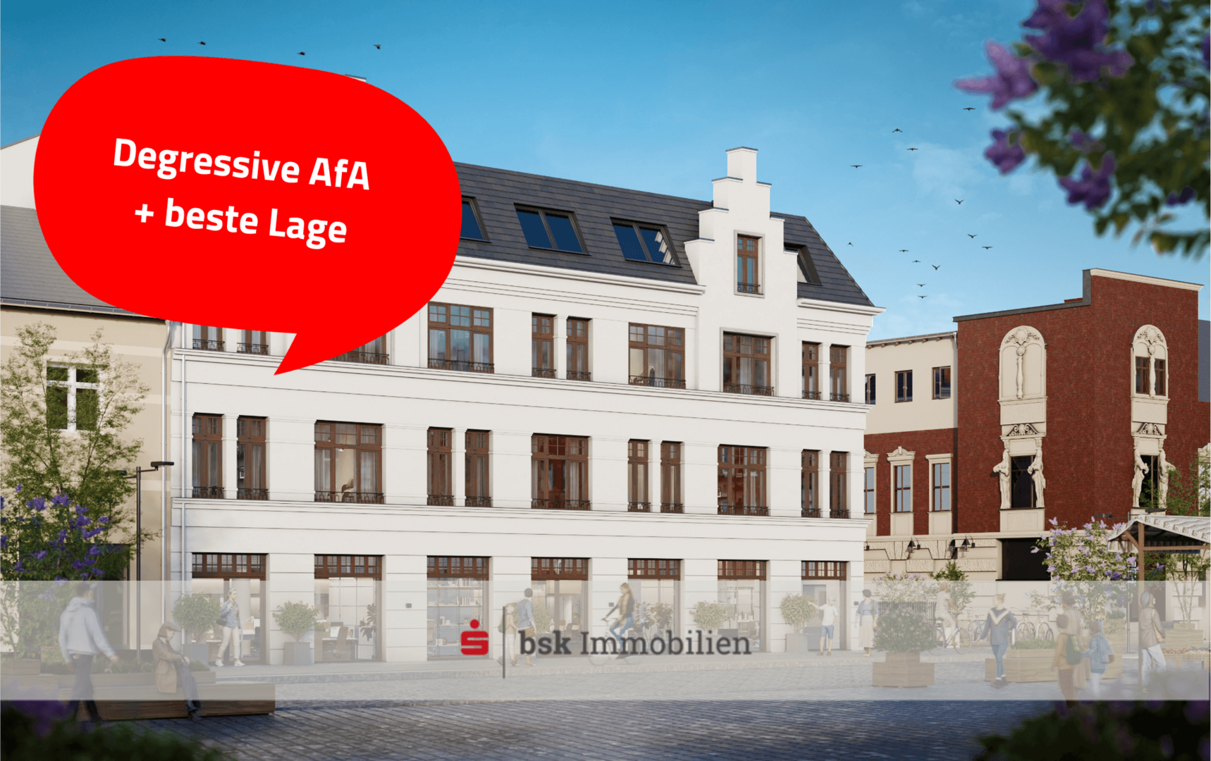 Visualisierung Vorderhaus - Maisonette-Wohnung in 12209 Berlin mit 116m² kaufen