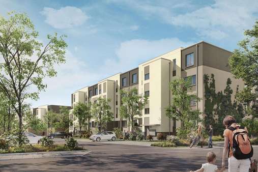 begrünte Fassaden - Erdgeschosswohnung in 14641 Wustermark mit 72m² kaufen