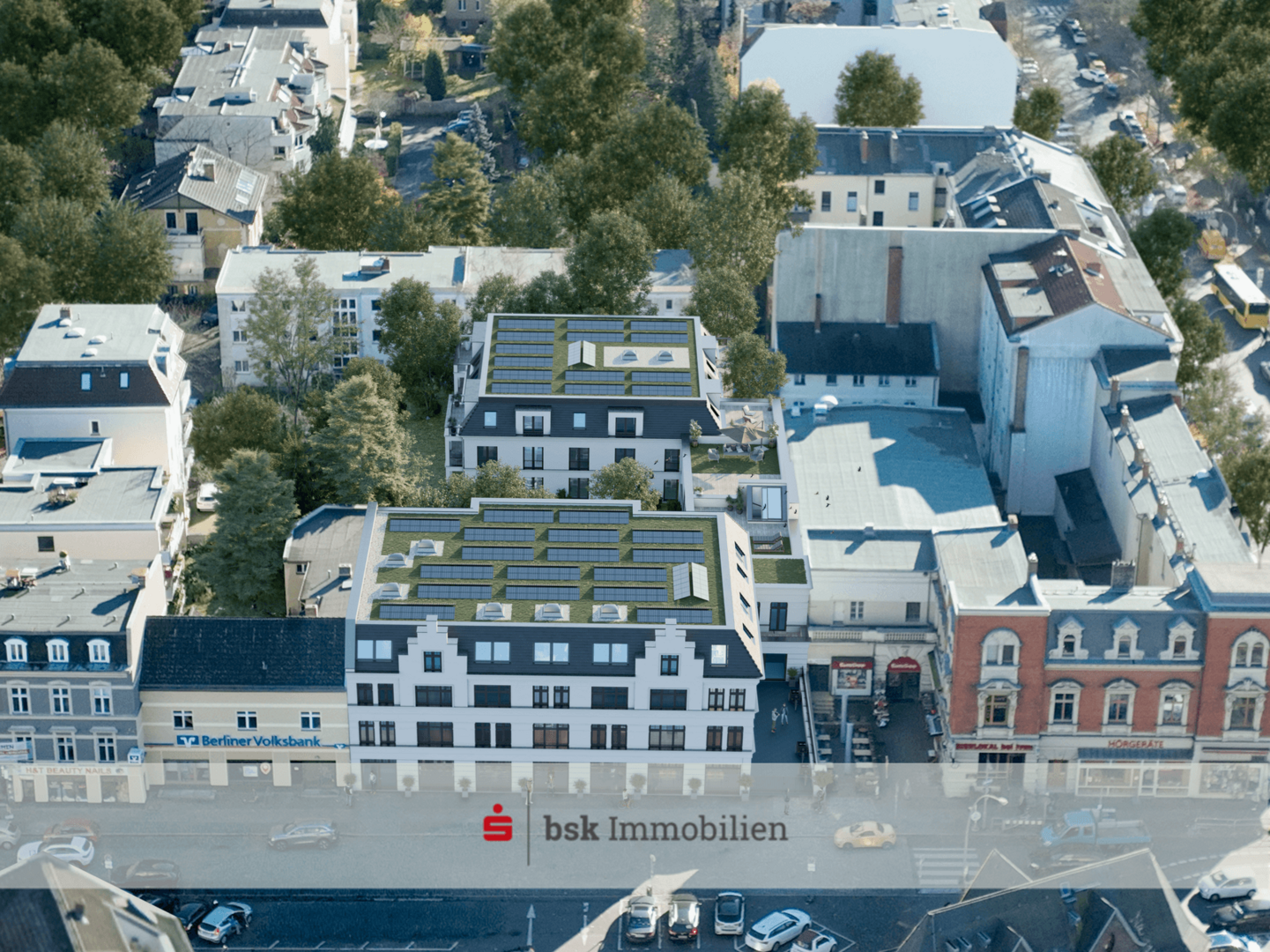 Visualisierung Vogelperspekt. - Etagenwohnung in 12209 Berlin mit 37m² kaufen