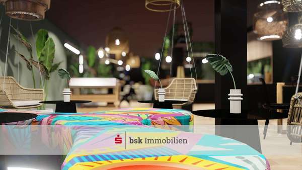 Visualisierung_Lounge_1 - Etagenwohnung in 18059 Rostock mit 28m² kaufen