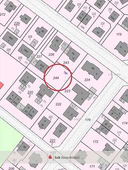 Lageplan - Grundstück in 12357 Berlin mit 500m² kaufen