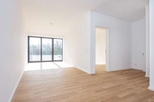Wohnzimmer - Etagenwohnung in 12207 Berlin mit 63m² kaufen