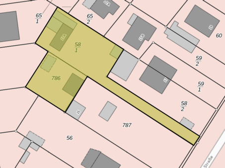 Flurkarte - Grundstück in 15366 Hoppegarten mit 1446m² günstig kaufen
