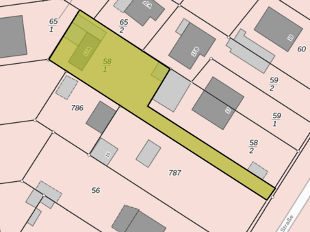 Flurkarte - Grundstück in 15366 Hoppegarten mit 1006m² günstig kaufen
