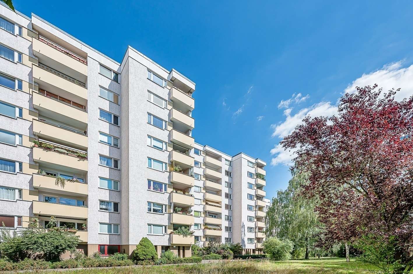 Rückansicht  - Etagenwohnung in 12207 Berlin mit 63m² kaufen