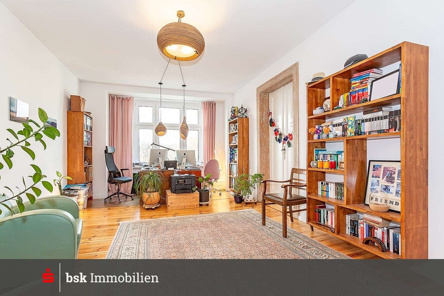 Wohnzimmer - Etagenwohnung in 14059 Berlin mit 159m² kaufen