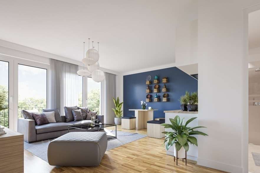 Interieur Wohnbereich - Etagenwohnung in 12557 Berlin mit 40m² kaufen