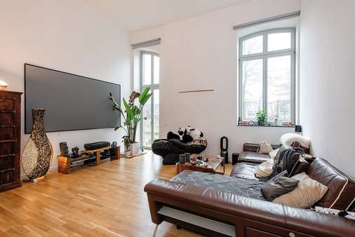 Wohnzimmer - Erdgeschosswohnung in 12555 Berlin mit 74m² kaufen