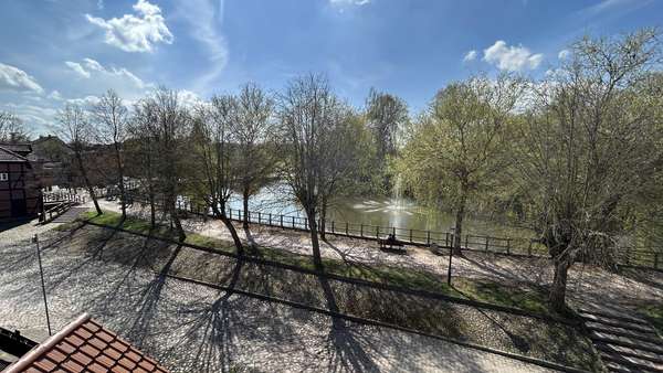 Ausblick von der Dachterrasse - Reihenendhaus in 17166 Teterow mit 60m² kaufen