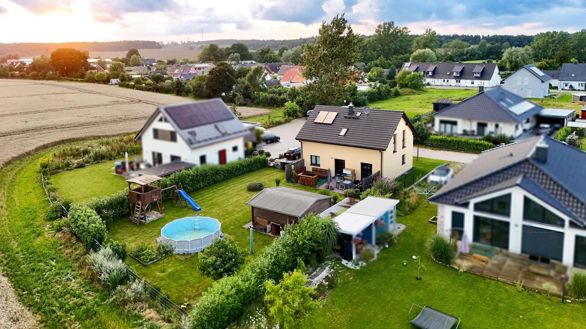 Außenaufnahme Außenaufnahme - Einfamilienhaus in 18236 Kröpelin mit 136m² kaufen