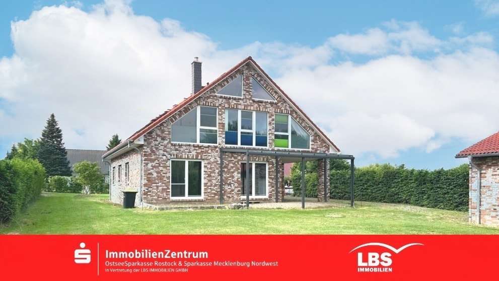rückwärtige Gebäudeansicht rückwärtige Gebäudeansicht - Einfamilienhaus in 18258 Wiendorf mit 204m² kaufen