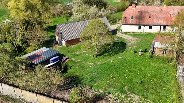 Grundstücksüberblick - Doppelhaushälfte in 18233 Carinerland mit 125m² kaufen