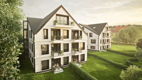 Haus IV Visualisierung Haus IV Visualisierung - Etagenwohnung in 18147 Rostock mit 99m² kaufen