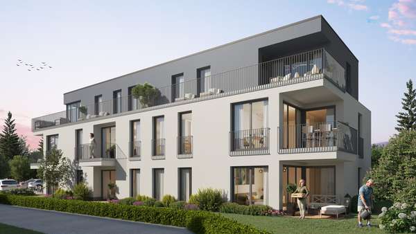Visu Südansicht Visu Südansicht - Etagenwohnung in 18225 Kühlungsborn mit 48m² kaufen