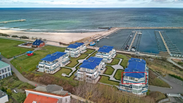 Drohnenaufnahme Drohnenaufnahme - Penthouse-Wohnung in 18225 Kühlungsborn mit 120m² kaufen