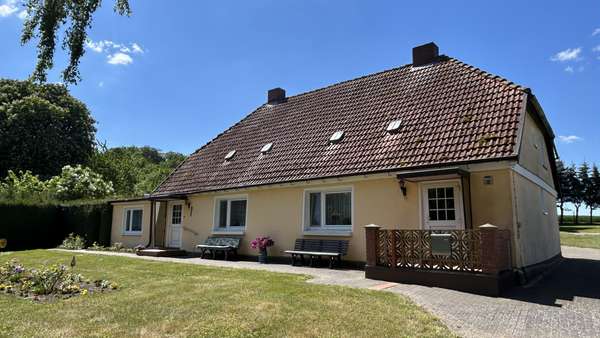 Ansicht Straßenseite Ansicht Straßenseite - Einfamilienhaus in 18299 Laage mit 103m² kaufen