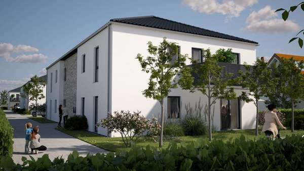 Visualisierung aus Ost - Appartement in 18225 Kühlungsborn mit 72m² kaufen