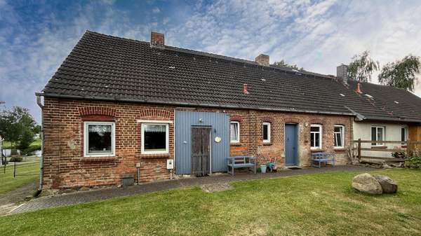 rückseitige Ansicht - Doppelhaushälfte in 17168 Schwasdorf mit 106m² kaufen